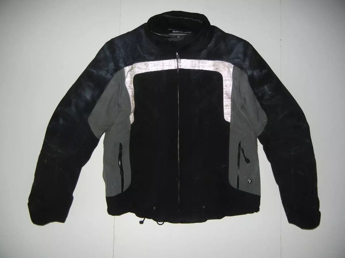 BMW MOTORRAD Black Armored STREETGUARD-2 MOTORCYCLE JACKET Biker Coat Men's 54