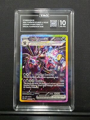 #ad 2024 Pokemon SSF EN #x27;Hydreigon EX#x27; Special Illustration Rare #240 191 TAG 10 $140.00