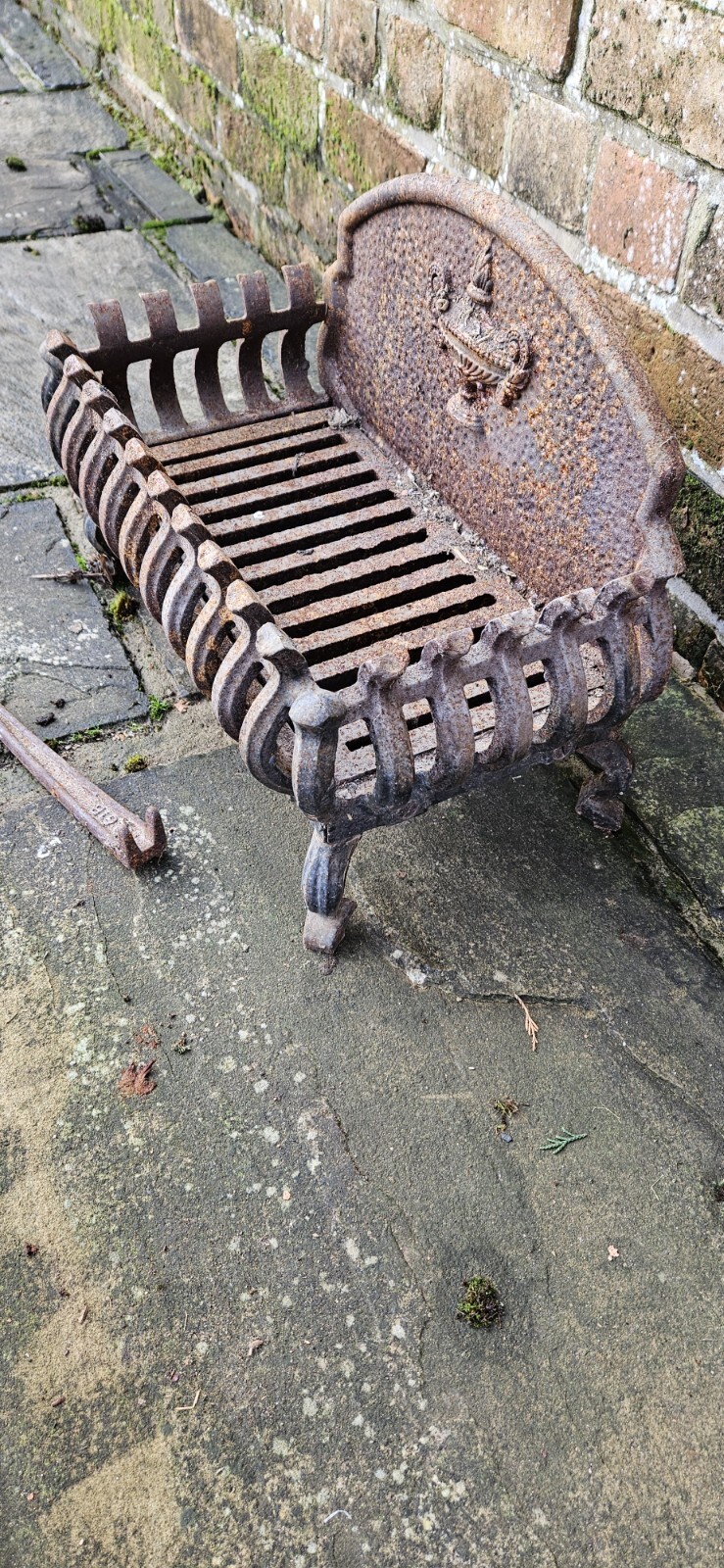 Cast Iron Fire Basket, Dog Grate, Fire Grate eBay