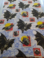 Batman 1992 Vintage Twin Bed Sheet Only W/ Penguin And Cat Woman U.S.A DC Comic