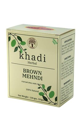 Vagad's Khadi Combo Brown Mehndi Ammonia Free Henna 200 gm in Pack of 2 
