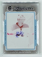 15-16 UD Upper Deck The Cup  Gustav Olofsson  1/1  Printing Plate  Rookie  Auto