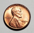 1954 S LINCOLN WHEAT PENNY UNC #C6244