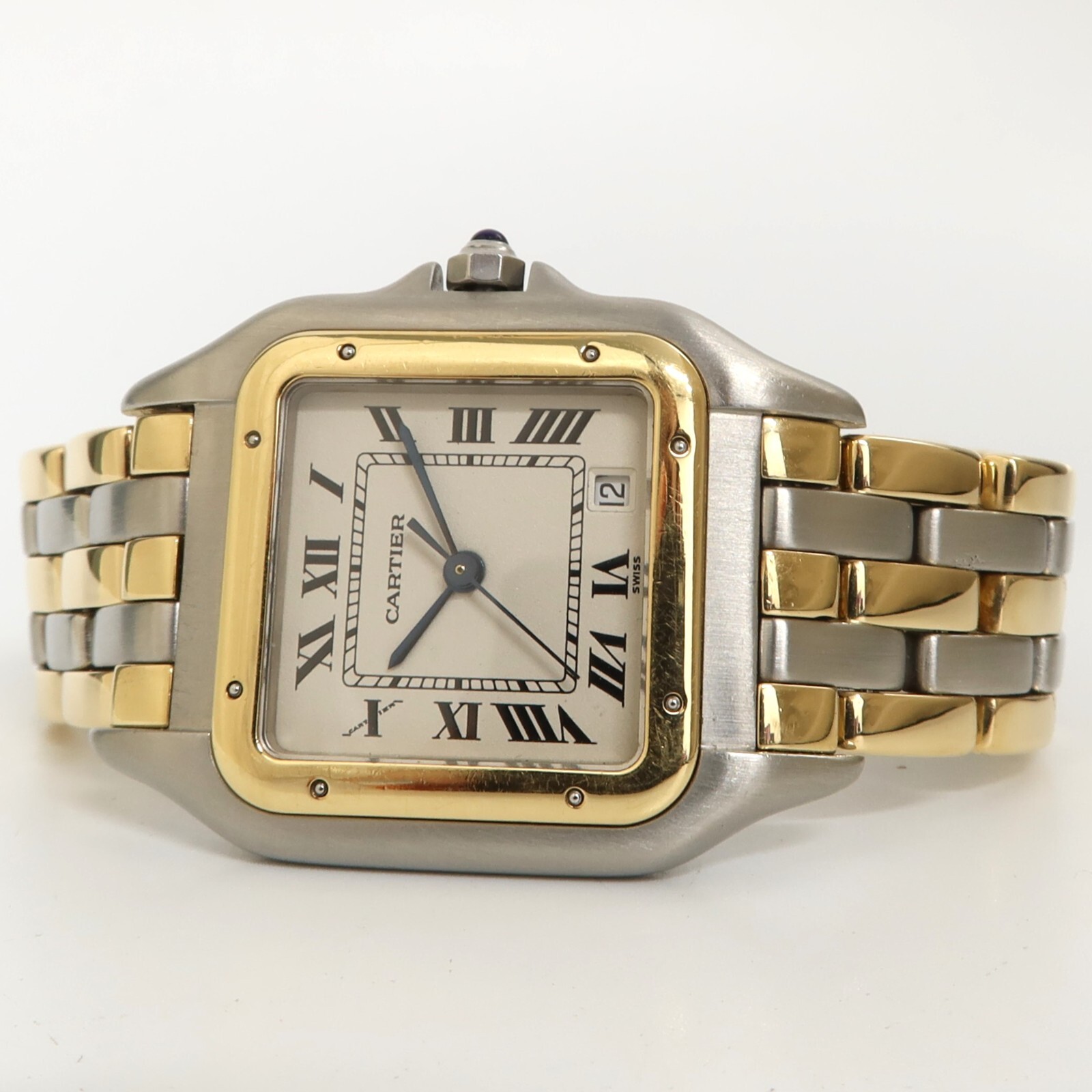 Cartier Panthere 27MM Quartz Watch in 18K Gold & Steel Ref 110000R-image