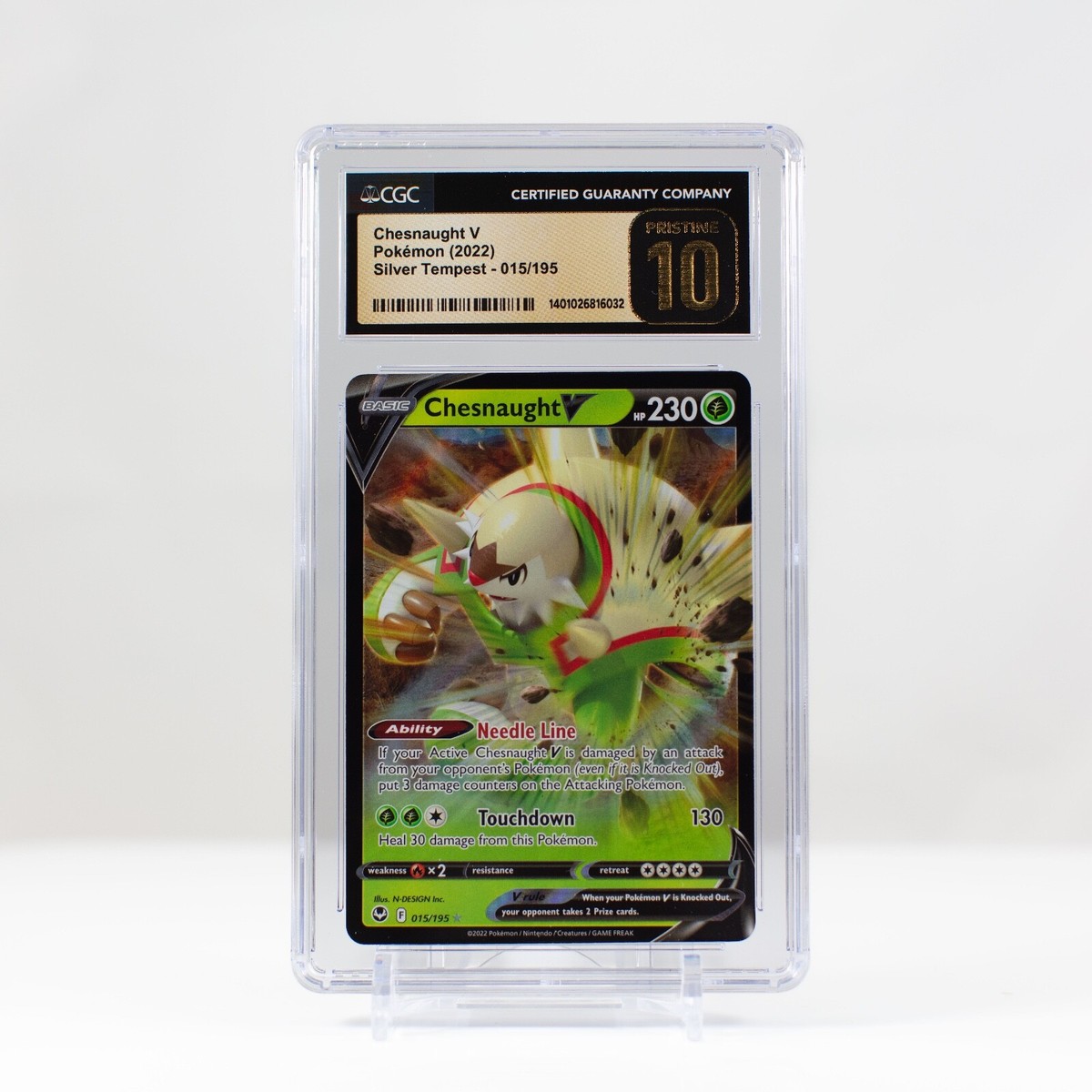 chesnaught v pokemon card value BREAKthrough 12 Chesnaught BREAK PSA 6 main image 0