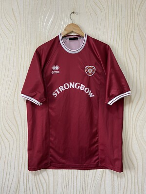 Maillot Heart Of Midlothian 2000/2001 – Domicile – Taille XL – Marque Erreà – Occasion