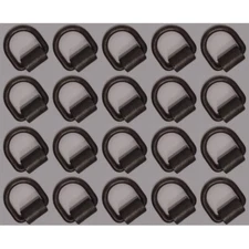 20 Weld-on 1/2" D Ring Flatbed Truck Trailer Tie Down Cargo Anchor Point