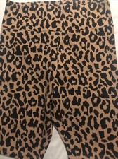 Wild Fable Biker Shorts Size M Medium Leopard New