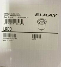 Elkay LKDD, Brushed Stainless strainer basket, drain cover  tailpiece