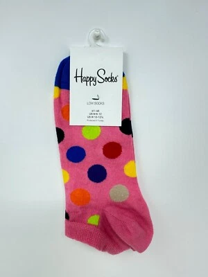 Collants Happy Socks 36/38 S - Motif Pois Noir Et Violet - Neuf Avec étiquettes - Parfait Cosplay