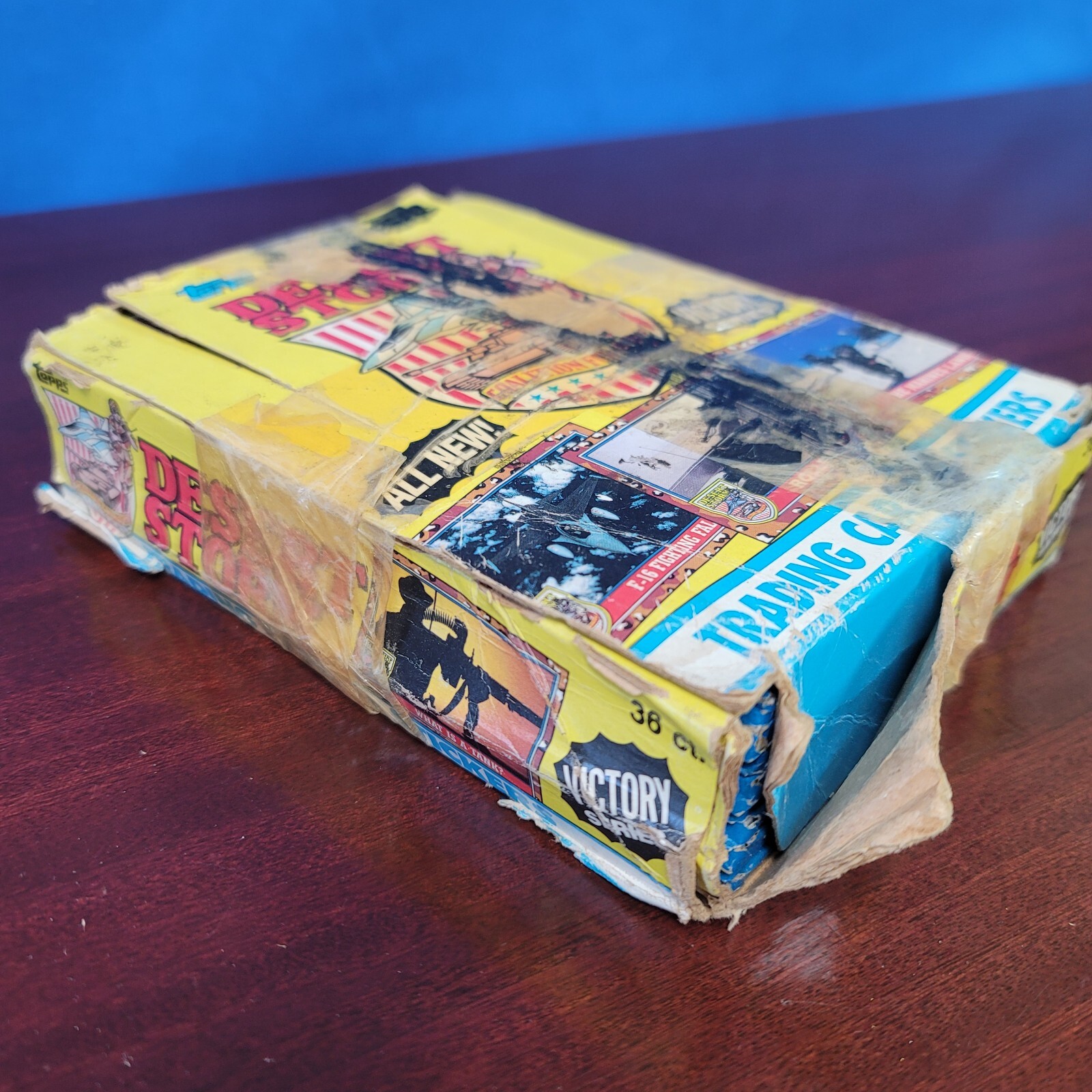 1991 Topps Desert Storm Trading Card 36ct Full Box Unopened Cards