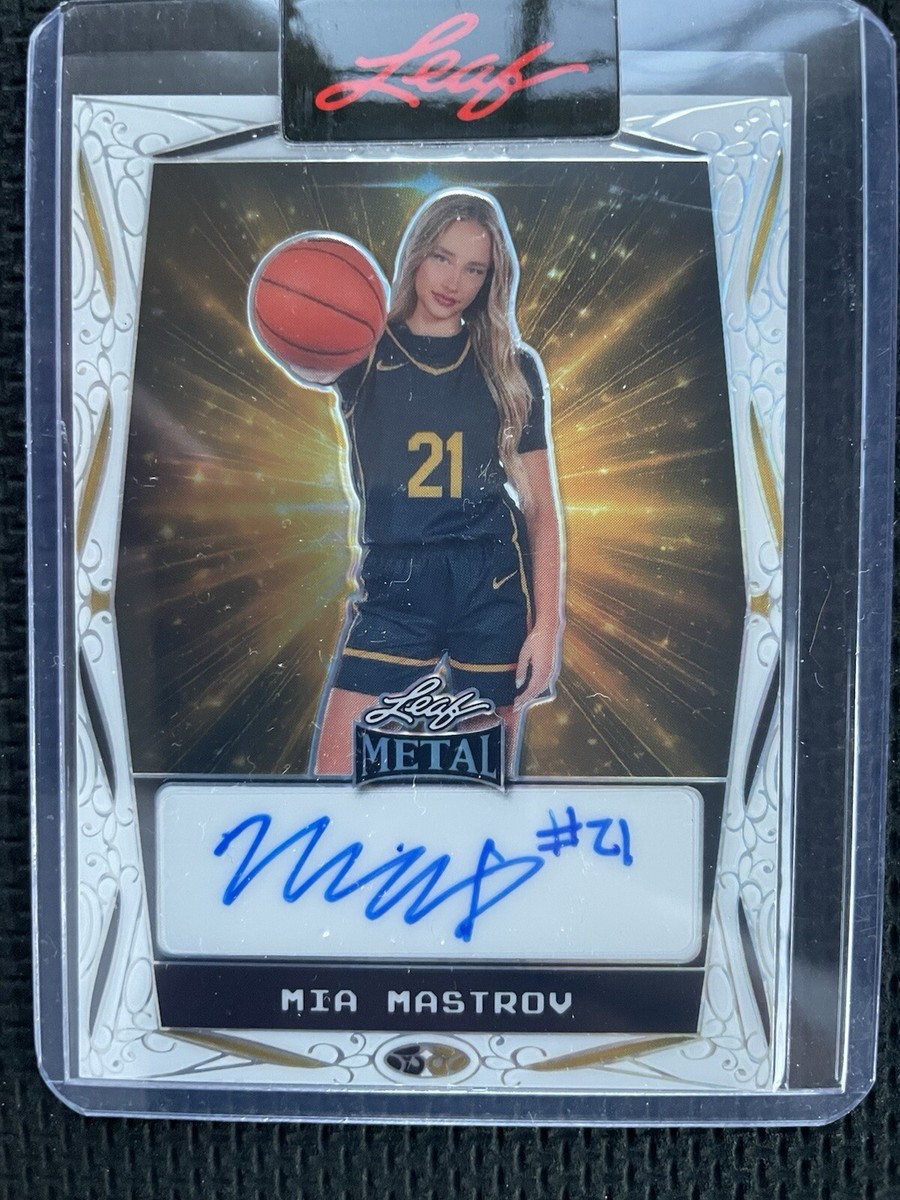 2024 Leaf Metal Mia Mastrov California Golden Bears Auto Autograph 59/180