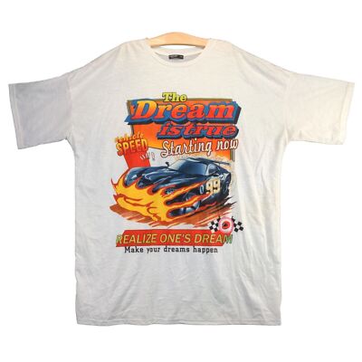Shein Curve The Dream is True Race Car Graphic Mens Size 3XL