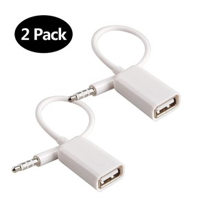 Aux To Usb Adapter 3 5mm Male Aux Audio Jack Plug To Usb 2 0