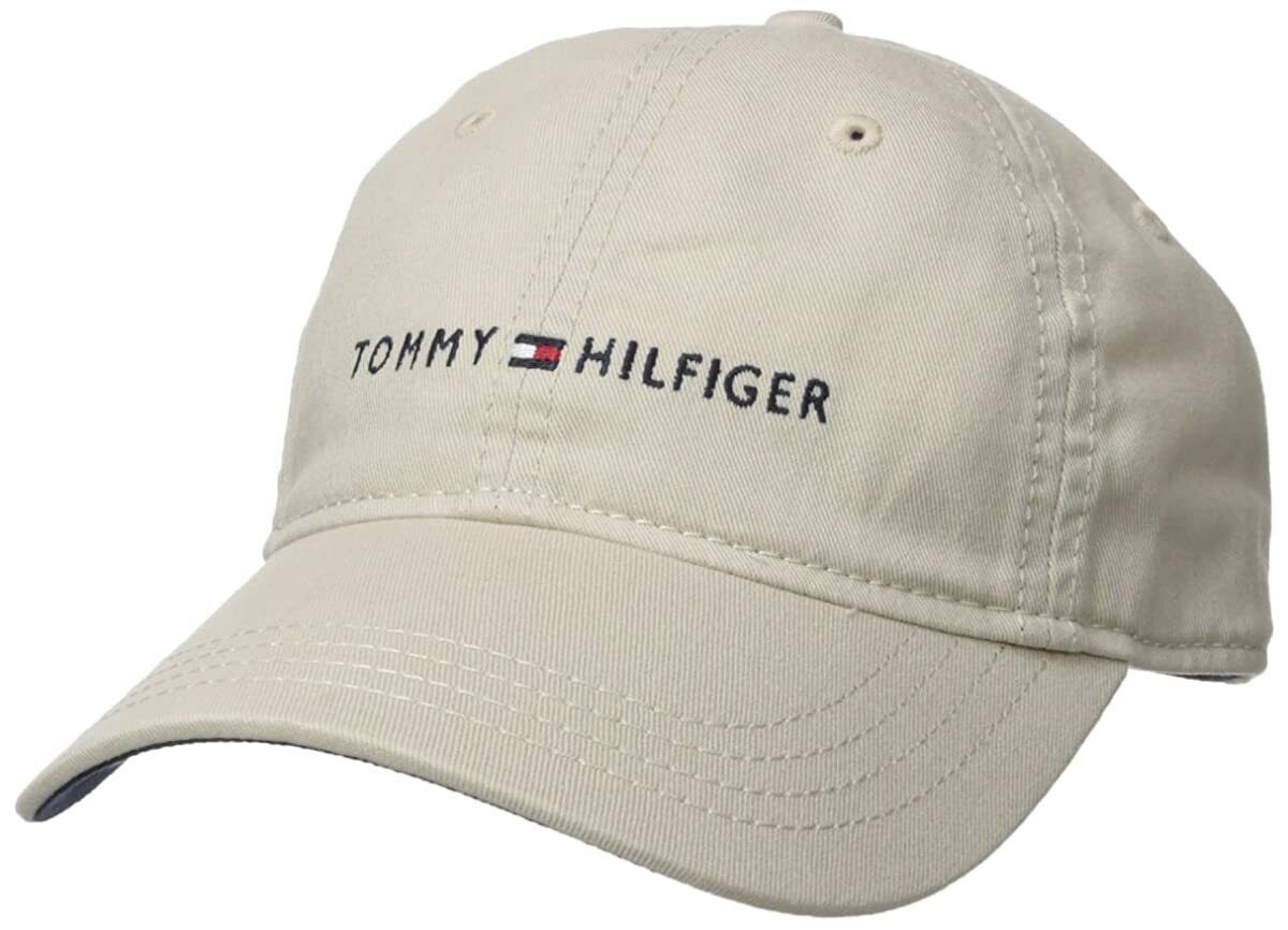 Tommy Hilfiger Men\'s Logo Dad Baseball Cap, Tommy Stone, One ... From Japan  | eBay