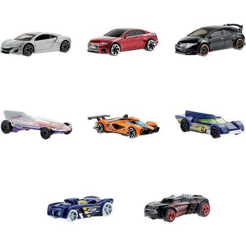 Hot Wheels Rewards Cars Themed 10-Pack of Assorted Vehicles & Stickers - Picture 2 of 3