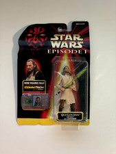 Star Wars Episode I Qui-Gon Jinn CommTech Action Figure, Original and Sealed
