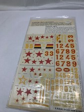 vtg model airplane micro-scale decal sheet 72...
