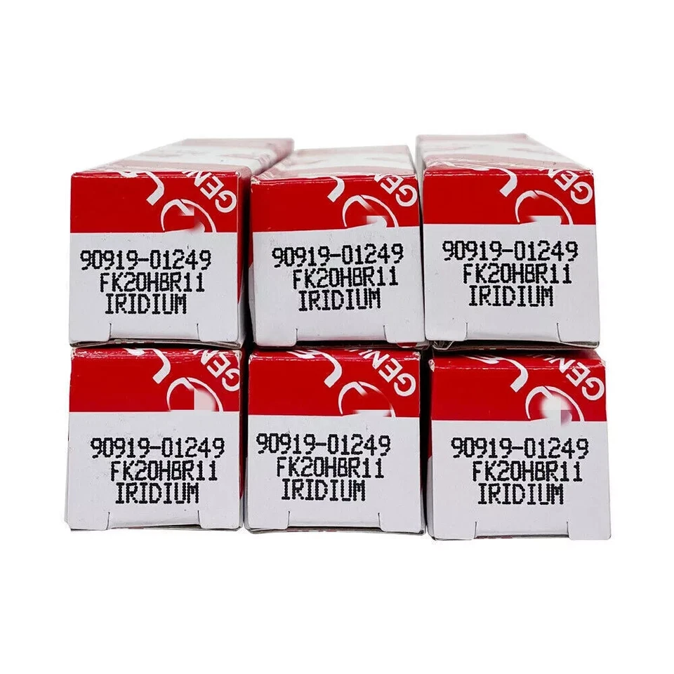 Genuine Toyota Spark Plug 90919-01249 - Fits Corolla Camry RAV4 Prius 6 pack - Image 3 of 4