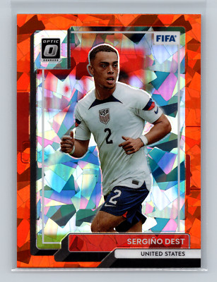 2022-23 Donruss Orange Cracked Ice Sergino Dest #172