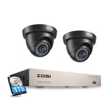 ZOSI H.265 8CH DVR Outdoor Security Camera System 1TB 1080P for Home Business