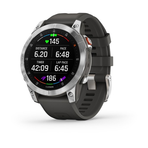 Montre Garmin EPIX GEN 2 Silicone Slate Steel Touchscreen 47mm 010-02582-01 - Photo 3/4