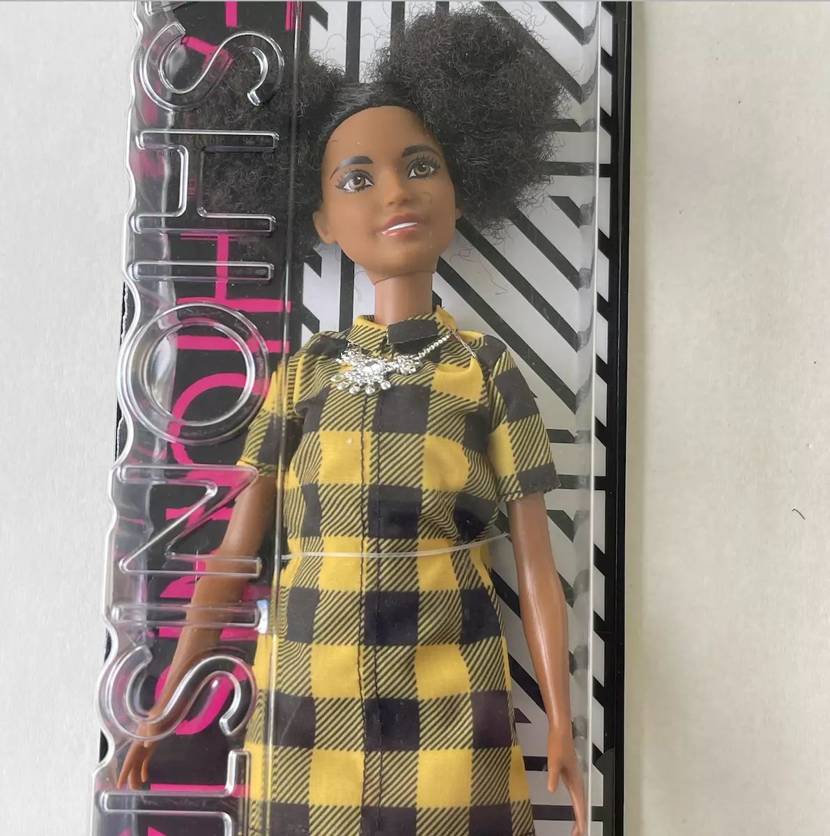 Barbie cheerful cheap check fashion doll