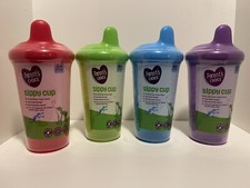 Parent's Choice Sippy Cup 9 oz. Pack of 4 cups, Green, Blue, Purple and Red