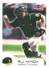 2000 Fleer Focus #178 A.J. Hinch Oakland Athletics Baseball Card