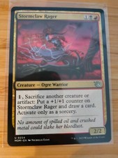 MTG Stormclaw Rager 0254 March of the Machine M/NM Free UK P&P