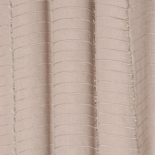 Voyage Polaris Champagne Embroidered Clearance Fabric Curtains Per metre - Picture 6 of 6