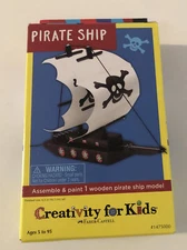 New/Sealed "Pirate Ship" Craft Kit by Creativity For Kids - Have Fun At HOME!!