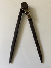 Compas En Fer Forgé Et Laiton 19 Eme 