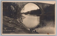 Skuru Bridge From Skurusundet RPPC