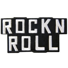 Clothing Embroidered Iron Sew On Patches Appliques Badge transfers Rock Roll 608