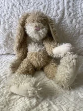 Boyds Bears Bean & Associates Shaggy Rabbit Bunny RARE 16" VTG 5 Way Jointed