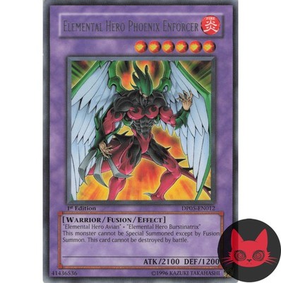 Yugioh Elementar-HELD Phönix-Vollstrecker DP05-DE012 Rare 1. Auflage NM
