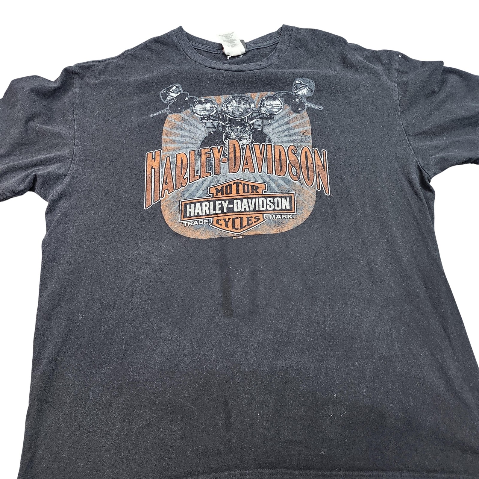 Harley-Davidson Shirt Mens XL Black Cowboy's Alamo City San Antonio TX Tee