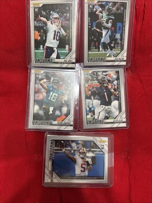 2021 MAC JONES ZACH WILSON TREVOR LAWRENCE JUSTIN FIELDS TREY LANCE ROOKIE CARD