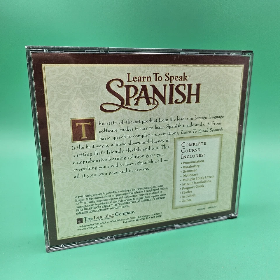 The Learning Company "LEARN TO SPEAK SPANISH" 3 Disc CD Version 7 TESTED WORKING - Image 2 of 4