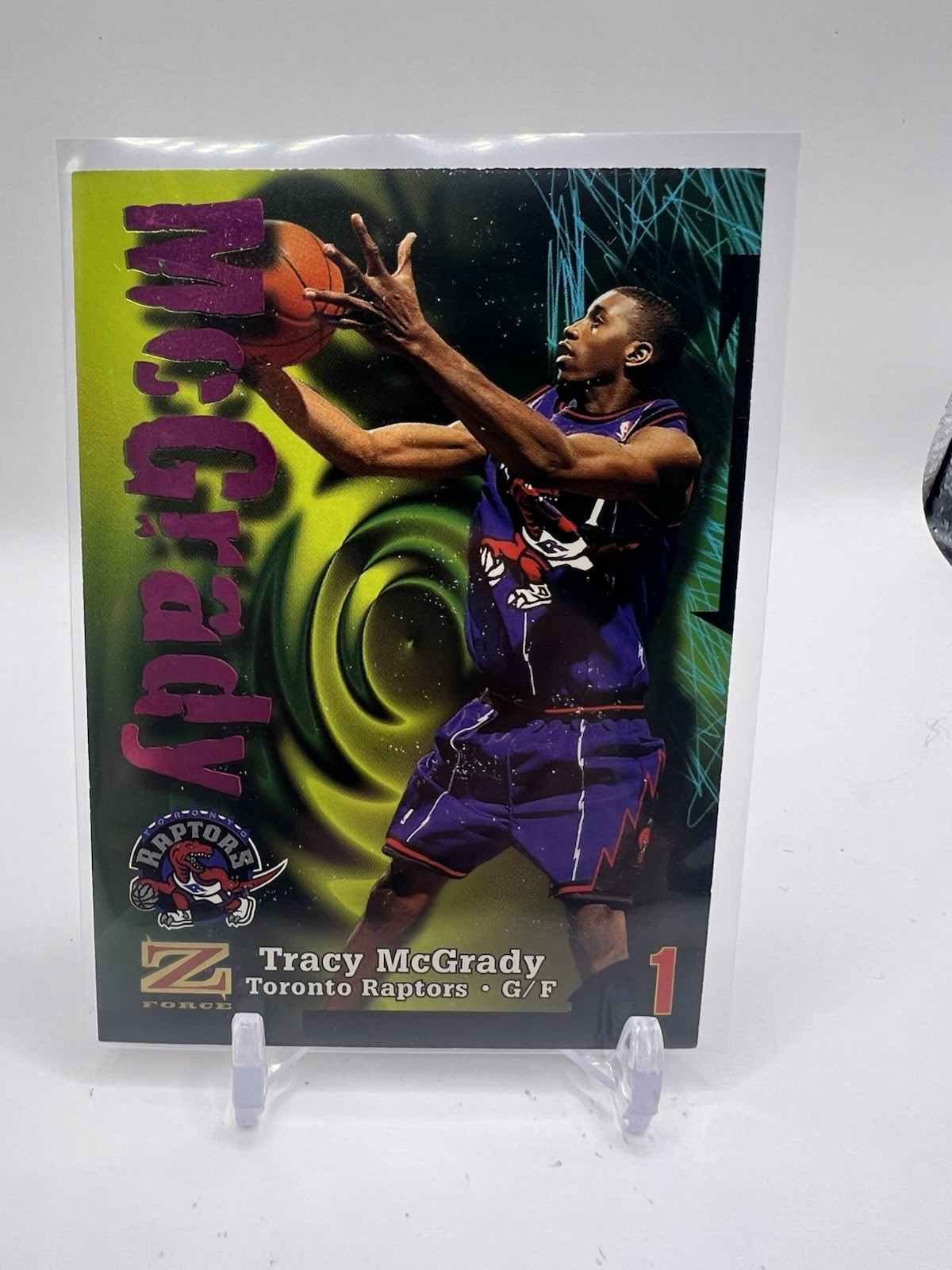 Tracy McGrady #172 Basketball Cards 1997 Skybox Z Force trading card — raw and PSA graded price guide