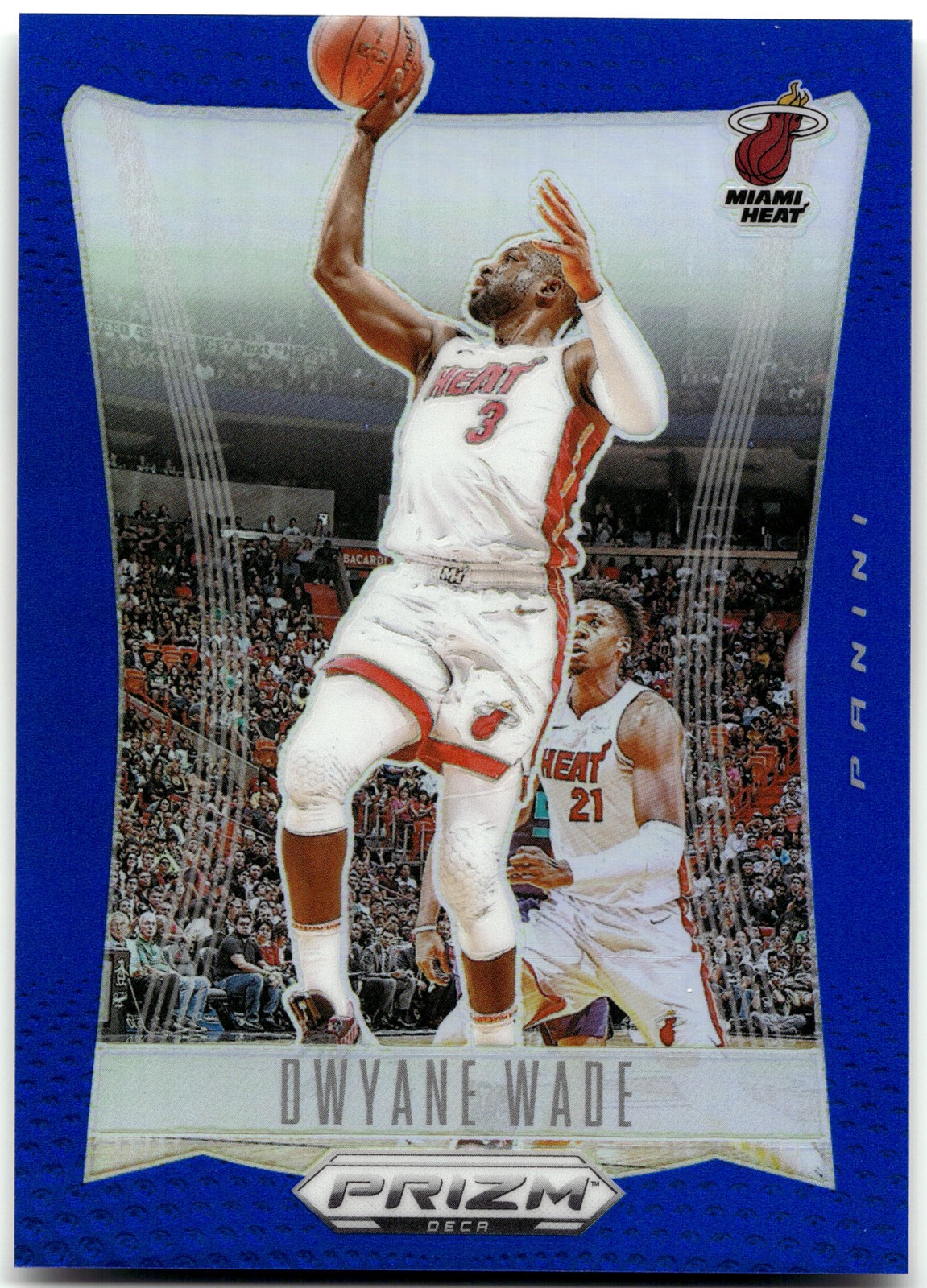2023-24 Panini Prizm Deca #180 Dwyane Wade Blue Prizm 091/149