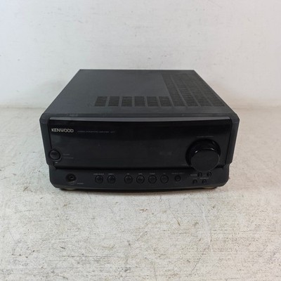Kenwood A-F7 Stereo Vollverstärker HiFi Receiver schwarz getestet und funktionsfähig