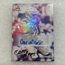 2020 Panini Luminance - Rookies Cam Akers #146 Blue Autographs /50 (AU, RC)