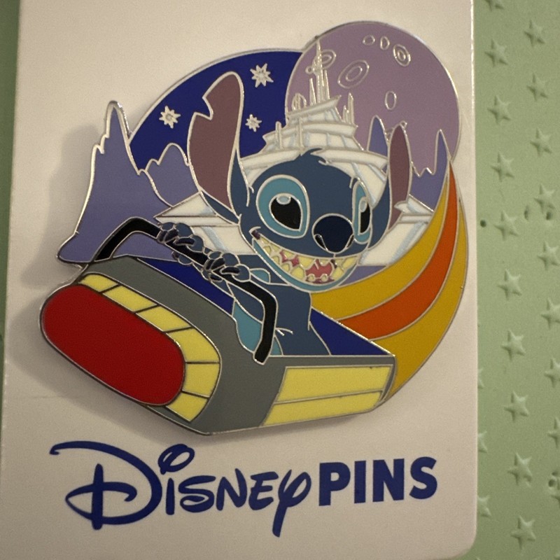 Disney Stitch Pin Space Mountain