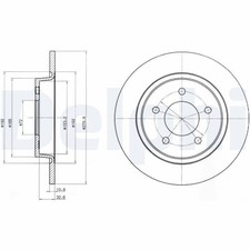 Disque de frein Mazda MAZDA