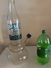 Glass Water Pipe Bong with Blue Bowl Slide, Mathematics Logo — photo 2