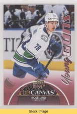 2021-22 Upper Deck Series 1 UD Canvas Young Guns Kole Lind #C111 READ 0rh3