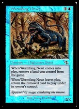 MTG Wormfang Newt - Judgment Foil Common | LP