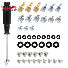 46PCS NVME M.2 SSD Mounting Screws M.2 SSD Screw Kit for Asus Gigabyte Asrock Ms